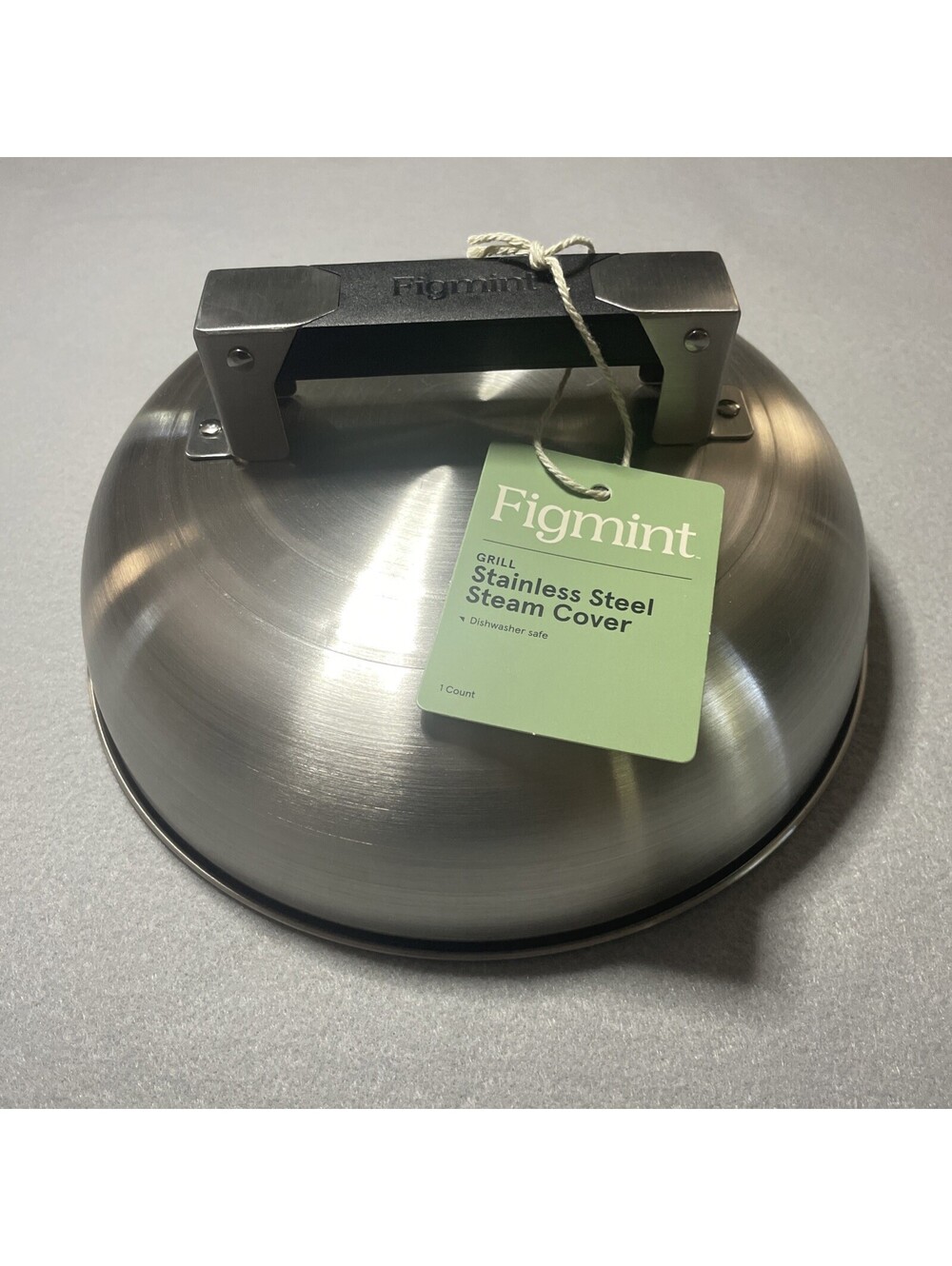Stainless Steel Steam Cover - 9 inch for BBQ/ Grilling by Figmint - New